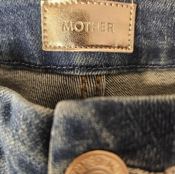 MOTHER Jeans The Looker Ankle Fray Girl Crush Women's Size 28 NWT - Picture 8 of 10